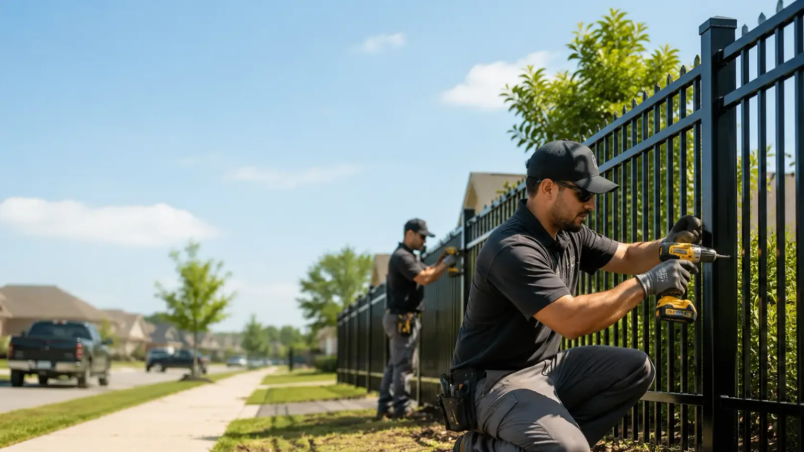 Metal Fence Installation in Petersburg, IN
